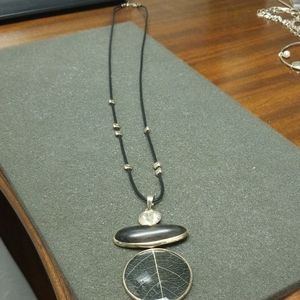 Silpada Black Ebony Wood Necklace